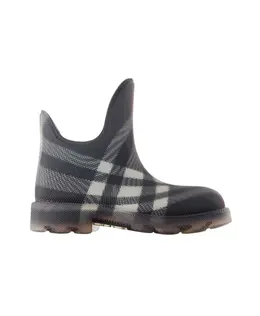 Burberry: Многоцветные ботинки 