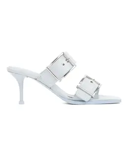 Alexander McQueen: Синие босоножки 