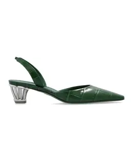 Salvatore Ferragamo: Зелёные туфли 