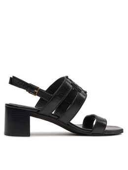 Tory Burch: Чёрные сандалии 
