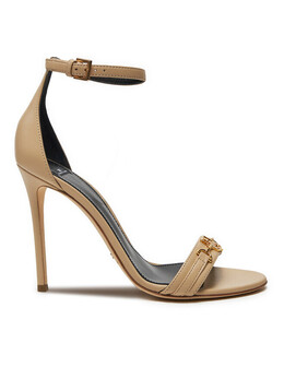 Elisabetta Franchi: Бежевые сандалии 