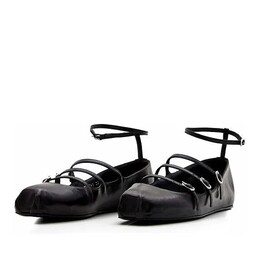 Alexander McQueen: Чёрные балетки 