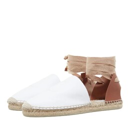 Christian Louboutin: Белые мокасины 