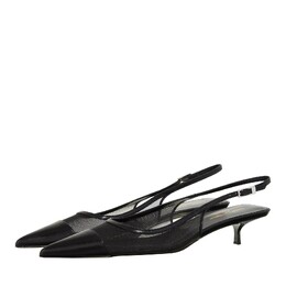 Saint Laurent: Чёрные туфли 