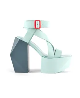 United Nude: Зелёные босоножки 