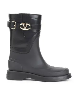 Valentino Garavani: Чёрные ботинки 