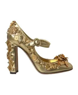 Dolce & Gabbana: Жёлтые туфли 