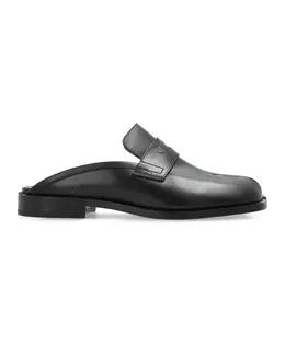 Maison Margiela: Чёрные шлёпанцы 