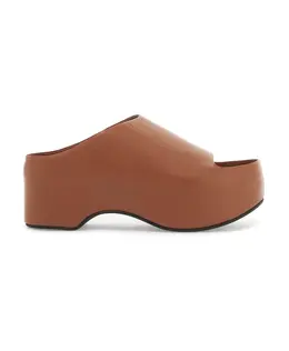Marni: Коричневые сабо 