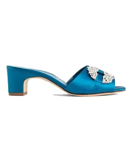 Manolo Blahnik: Синие туфли 