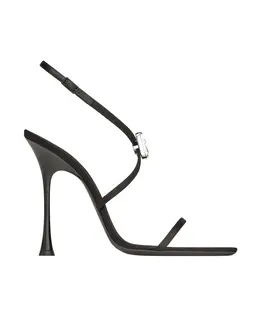 Saint Laurent: Синие сандалии 