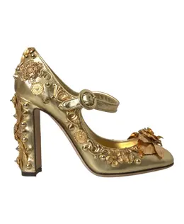 Dolce & Gabbana: Жёлтые туфли 