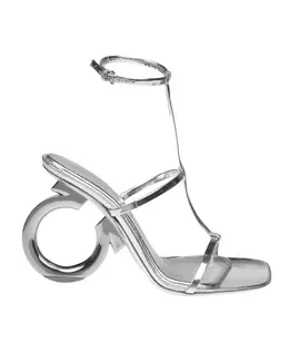 Salvatore Ferragamo: Серые сандалии 