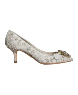 Dolce & Gabbana: Белые туфли 