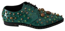 Dolce & Gabbana: Зелёные туфли 