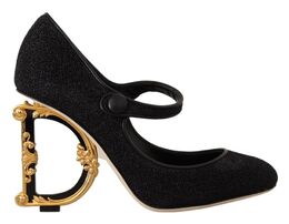 Dolce & Gabbana: Чёрные туфли  Devotion