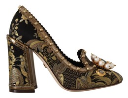 Dolce & Gabbana: Золотые туфли 