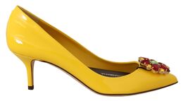 Dolce & Gabbana: Жёлтые туфли 