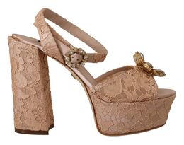 Dolce & Gabbana: Розовые туфли 