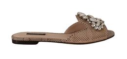 Dolce & Gabbana: Прозрачные шлёпанцы 