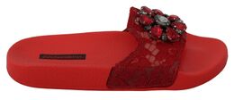 Dolce & Gabbana: Красные туфли 