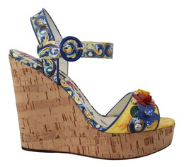 Dolce & Gabbana: Многоцветные босоножки 