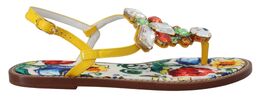 Dolce & Gabbana: Многоцветные сандалии 