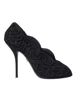 Dolce & Gabbana: Чёрные туфли  Cordonetto