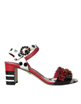 Dolce & Gabbana: Многоцветные босоножки 