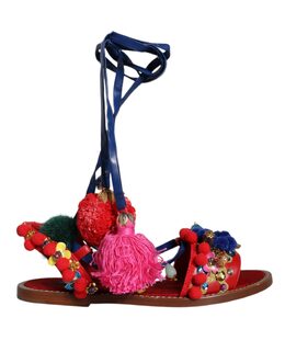 Dolce & Gabbana: Многоцветные сандалии 