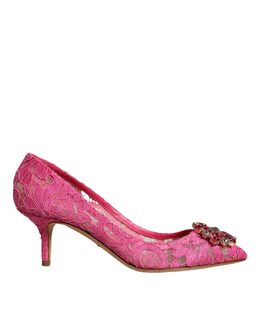 Dolce & Gabbana: Розовые туфли  Crystal