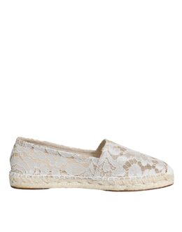 Dolce & Gabbana: Белые мокасины 