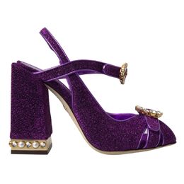 Dolce & Gabbana: Фиолетовые туфли 