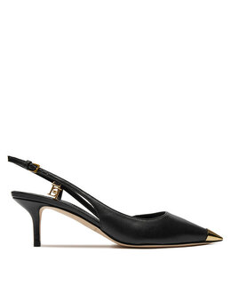 Elisabetta Franchi: Чёрные сандалии 