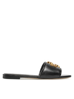 Tory Burch: Чёрные сабо  Eleanor