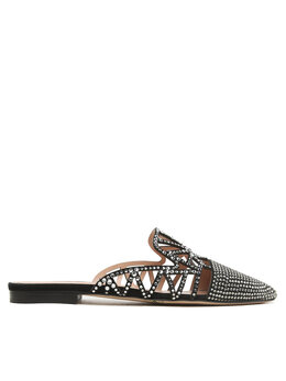 Alberta Ferretti: Чёрные сабо 