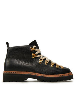 Fracap: Чёрные ботинки 