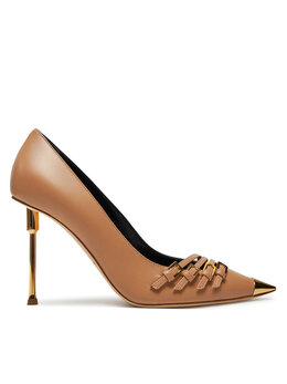 Elisabetta Franchi: Бежевые туфли 