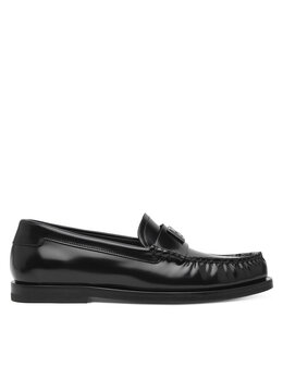 Dolce&Gabbana: Чёрные мокасины 