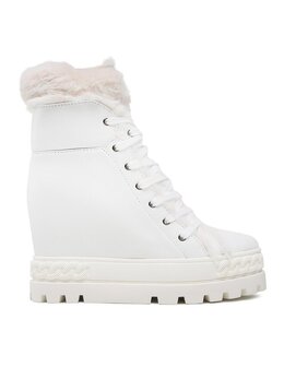 Casadei: Белые ботинки 