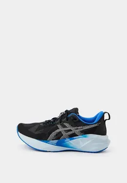 ASICS: Чёрные кроссовки 
