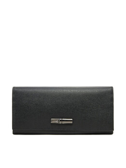 Longchamp: Чёрный кошелёк 