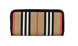 Burberry: Чёрный кошелёк  Icon Stripe