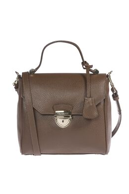 Trussardi: Коричневая сумка 