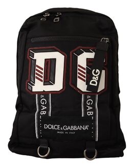 Dolce & Gabbana: Чёрный рюкзак 