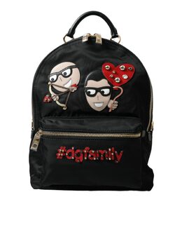Dolce & Gabbana: Чёрный рюкзак 