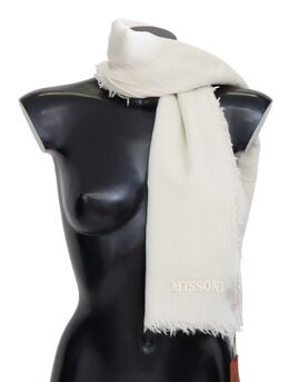 Missoni: Белый шарф 