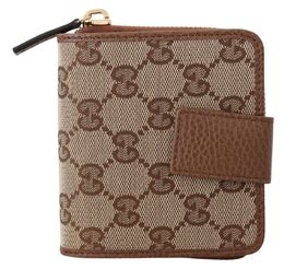 Gucci: Коричневый кошелёк 