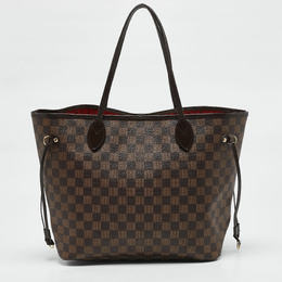 Louis Vuitton: Коричневая сумка  Neverfull MM