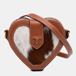 Celine: Коричневая сумка через плечо 